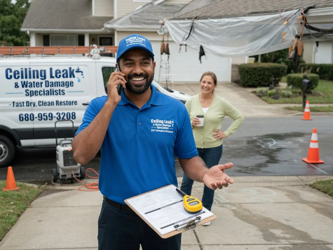 Ceiling Leak Cleanup Sellersville, PA FAQs